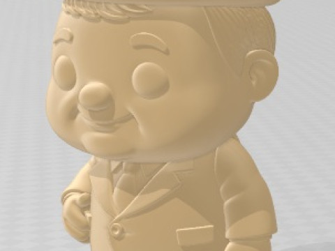 Funko - Laurel and Hardy Printable Doll Pack 3D Print Model