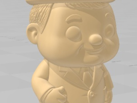 Funko - Laurel and Hardy Printable Doll Pack 3D Print Model