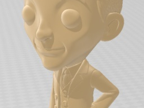 Funko - Laurel and Hardy Printable Doll Pack 3D Print Model