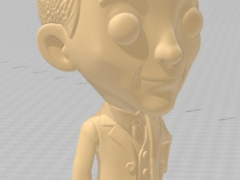 Funko - Laurel and Hardy Printable Doll Pack 3D Print Model
