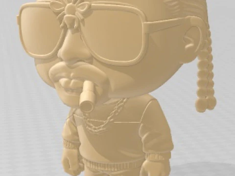 Funko - Rapper Printable Doll 3D Print Model