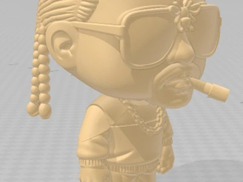 Funko - Rapper Printable Doll 3D Print Model