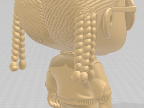 Funko - Rapper Printable Doll 3D 打印模型
