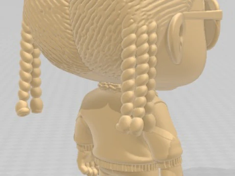 Funko - Rapper Printable Doll 3D Print Model
