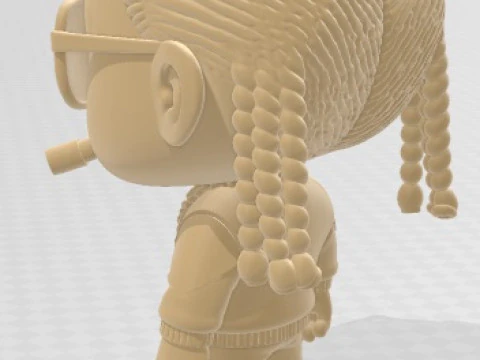 Funko - Rapper Printable Doll 3D Print Model