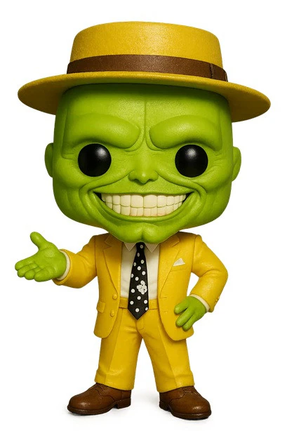 Funko - The Mask Printable Doll 3D Print Model .c4d .max .obj .3ds .fbx .stl .blend 