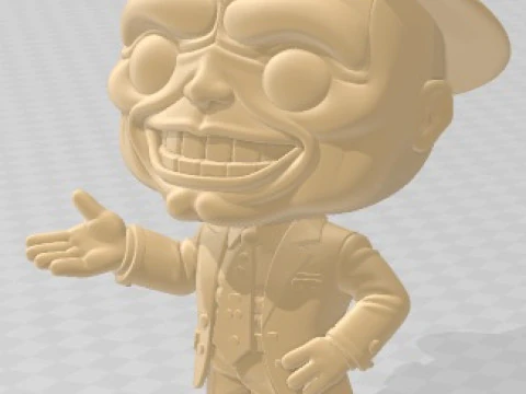 Funko - The Mask Printable Doll 3D Print Model