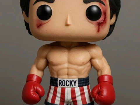 Funko — lalka Rocky do wydrukowania Model do druku 3D