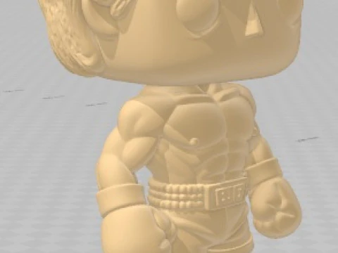 फ़नको - रॉकी प्रिंट करने योग्य गुड़िया 3D प्रिंट मॉडल