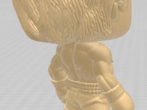 फ़नको - रॉकी प्रिंट करने योग्य गुड़िया 3D प्रिंट मॉडल