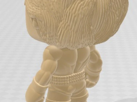 फ़नको - रॉकी प्रिंट करने योग्य गुड़िया 3D प्रिंट मॉडल