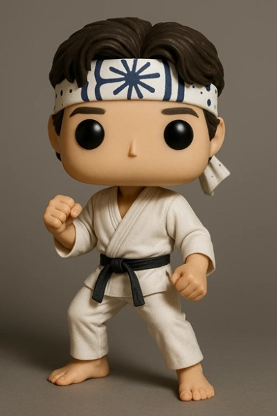 Funko - Karate Kid Printable Doll Modello di stampa 3D .c4d .max .obj .3ds .fbx .stl .blend
