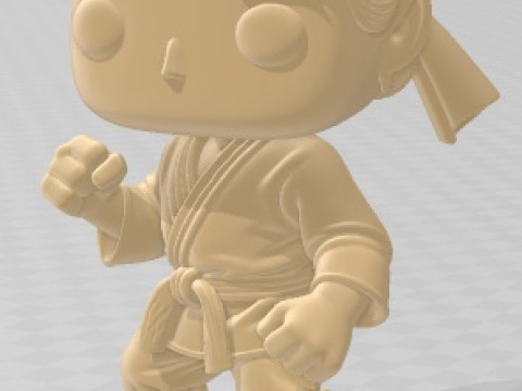Funko - Karate Kid Printable Doll Modello di stampa 3D