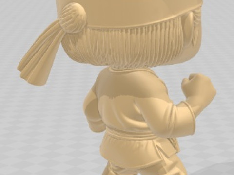 Funko - Karate Kid Printable Doll Modello di stampa 3D