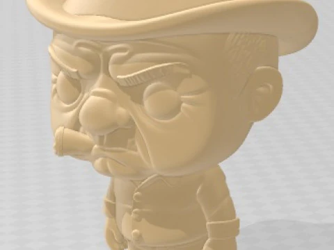 Funko - Porkys Printable Doll 3D Print Model
