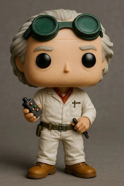 Funko - Back to the Future Printable Doll 3D Print Model .c4d .max .obj .3ds .fbx .stl .blend 