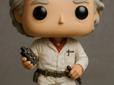 Funko — lalka „Powrót do przyszłości” do wydrukowania Model do druku 3D