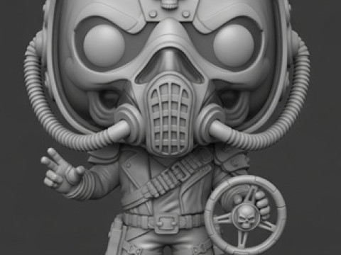 Funko - Mad Max Printable Doll 3D Print Model