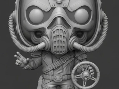 Funko - Mad Max Printable Doll 3D Print Model