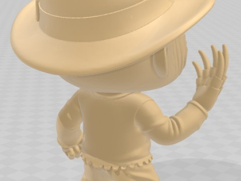 Funko - Freddy Krueger Printable Doll 3D 打印模型