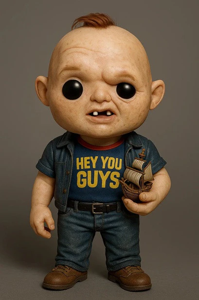 Funko - The Goonies Printable Doll 3D Print Model .c4d .max .obj .3ds .fbx .stl .blend 