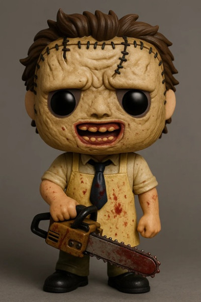 Funko - The Texas Chain Saw Massacre Printable Doll 3D 打印模型 .c4d .max .obj .3ds .fbx .stl .blend 
