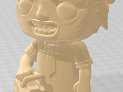 Funko - The Texas Chain Saw Massacre Printable Doll 3D 打印模型