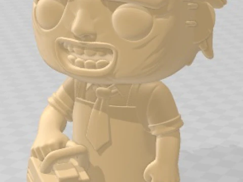 फ़नको - टेक्सास चेन सॉ नरसंहार प्रिंट करने योग्य गुड़िया 3D प्रिंट मॉडल