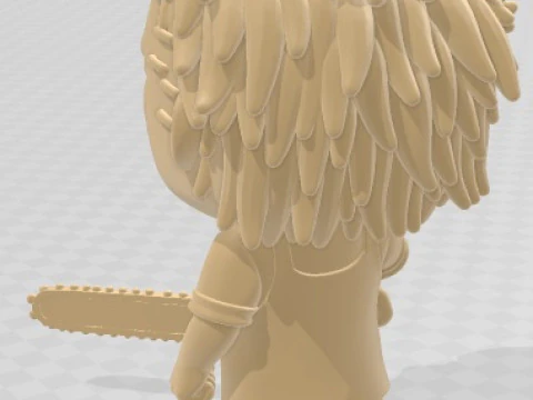 फ़नको - टेक्सास चेन सॉ नरसंहार प्रिंट करने योग्य गुड़िया 3D प्रिंट मॉडल