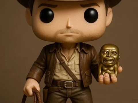 Funko - Bambola stampabile di Indiana Jones Modello di stampa 3D