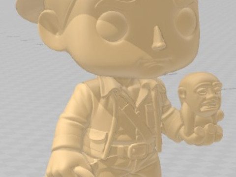Funko - Indiana Jones Printable Doll 3D Druckmodell