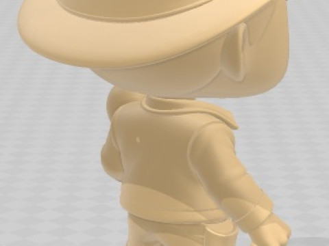 Funko - Indiana Jones Printable Doll 3D Druckmodell