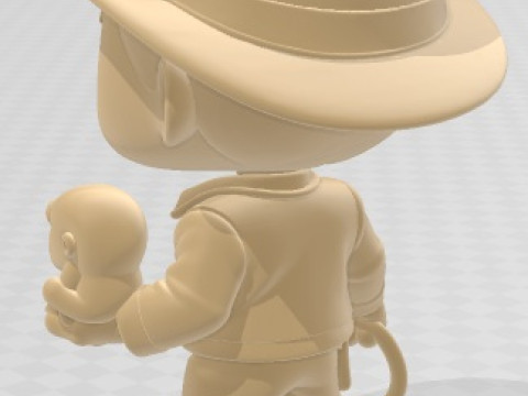 Funko - Indiana Jones Printable Doll 3D Druckmodell