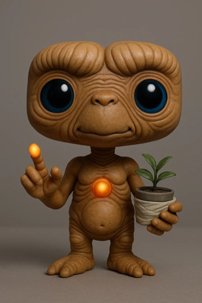 Funko - ET Printable Doll 3D Принт Модель .c4d .max .obj .3ds .fbx .stl .blend