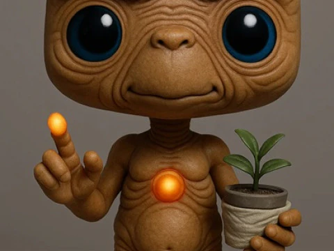 Funko - ET Printable Doll 3D Print Model