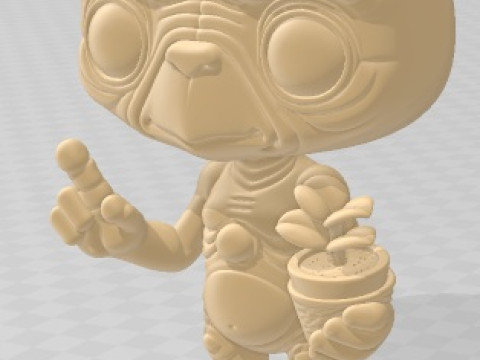 Funko - ET Printable Doll 3D Принт Модель