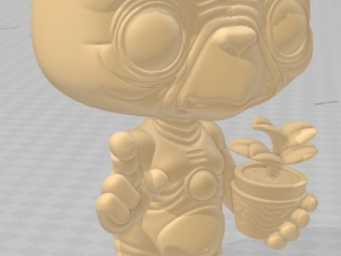 Funko - ET Printable Doll 3D Принт Модель