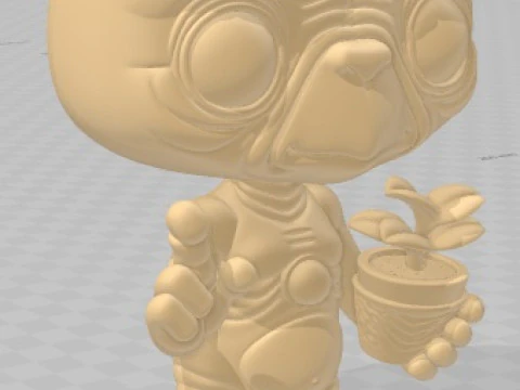 Funko - ET Printable Doll 3D Print Model
