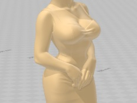 Sophia Loren - Cartoon Doll Printable 3D 打印模型