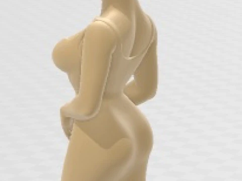 Sophia Loren - Cartoon Doll Printable 3D Print Model