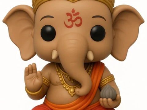 Funko - Bambola stampabile Ganesha Modello di stampa 3D
