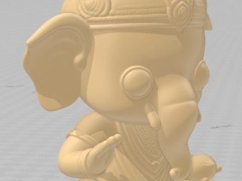 Funko - Ganesha Printable Doll 3D Print Model