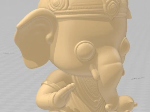 Funko - Ganesha Printable Doll 3D Print Model