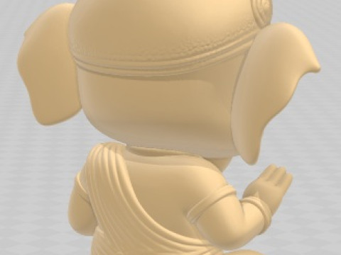 Funko - Ganesha Printable Doll 3D Print Model
