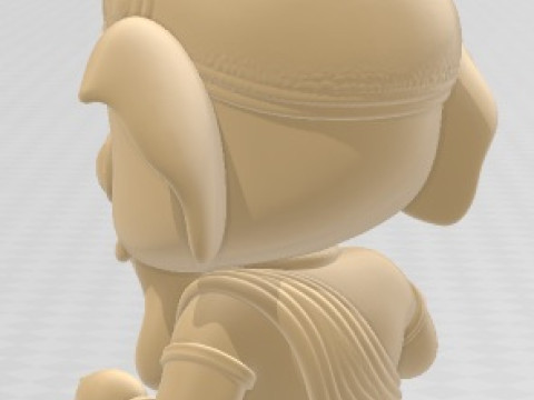 Funko - Ganesha Printable Doll 3D Print Model