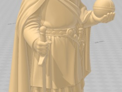 Carlomagno - Printable Doll Model Cetak 3D