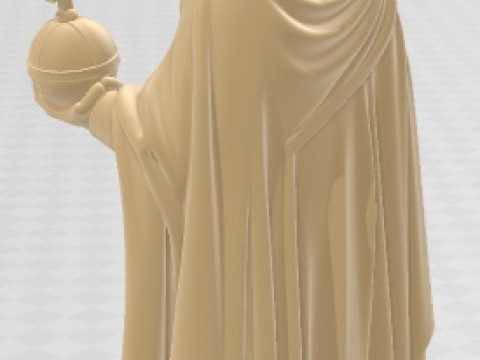 Carlomagno - Printable Doll Model Cetak 3D