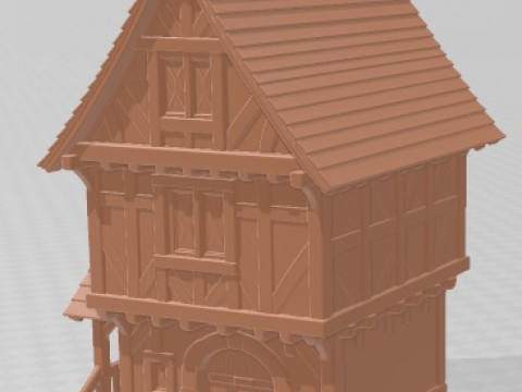 House - Medieval 1 Printable 3D printmodel