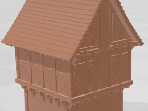 House - Medieval 1 Printable 3D printmodel