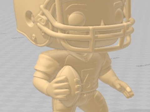 Funko - Broncos Printable Doll Model do druku 3D